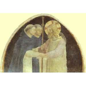 Hand Made Oil Reproduction   Fra Angelico   32 x 22 inches   Christ as 