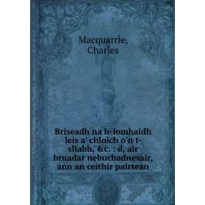   sliabh, &c.  d, air bruadar nebuchadnesair, ann an ceithir