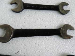 THREE VINTAGE OPEN END WRENCHES  