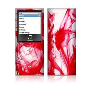  Apple iPod Nano 4G Decal Skin   Rose Red 