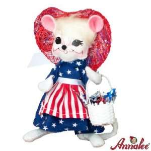  Annalee Dolls Patriotic Girl Mouse