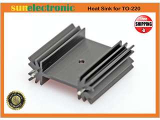 TO 220 Small Power Aluminum Heat Sink Heatsink 8 pcs  