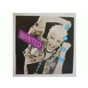  Yazz Poster Flat 2 sided 