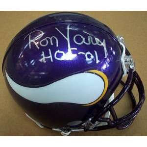  Ron Yary Autographed Mini Helmet