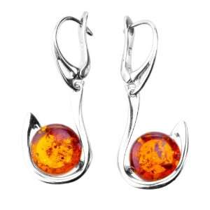  ANYA Drop Earrings with Amber Jewelry