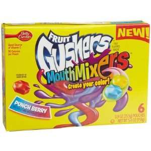 Fruit Gushers, Mouth Mixers, Punch Berry, 0.9 oz, 3 ct (Quantity of 4)