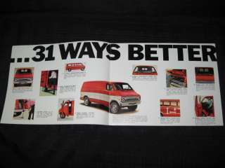 1971 Dodge Fargo Tradesman Van Catalog Sales Brochure  