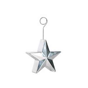  Beistle 50484 S Silver Star Photo And Balloon Holder 