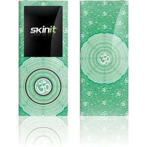  Lotus Om Symbol   Green skin for iPod Nano (4th Gen)  