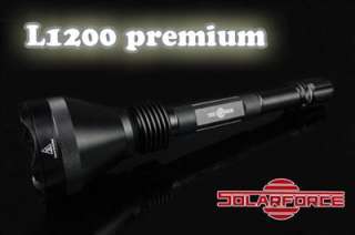 New Solarforce L1200 1200Lms Premium Halogen Flashlight  