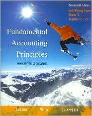 Fundamental Accounting Principles with Working Papers, Chapters 12 25 