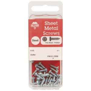   Hillman Zinc Plated Steel Sheet Metal Screws (5412)