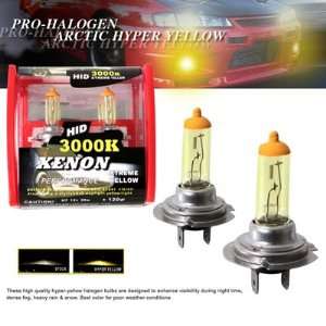    H7 Type 55W Hyper Yellow Xenon Halogen Light Bulbs Automotive