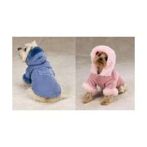  BLUE   LARGE   Powder Puff Jacket for Dogs Kitchen 