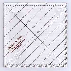  RU295 Triangle Square Up Ruler 6.5 inch By Quilt In A Day 