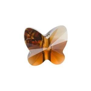 5754 8mm Butterfly Bead Topaz Blend Arts, Crafts & Sewing