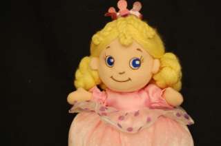 Plush PRINCESS PINK BABY ABC Development Lovey Doll  