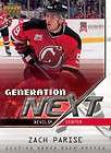 2007 08 Upper Deck Generation Next #GN15 Zach Parise New Jersey Devils