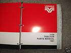 Versatile 1150 Tractor parts manual 1981