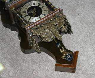 Item Vintage Dutch Zaandam Zaanse Wall Chime Clock. This item was 