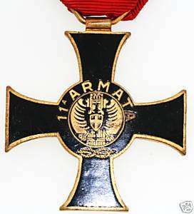 Italy. 11th Armata (Army) Cross  