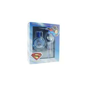  SUPERMAN EDT SPRAY 2.5 OZ & WATCH for Men Beauty