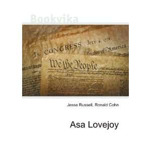  Asa Lovejoy Ronald Cohn Jesse Russell Books