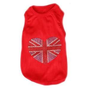    Pet Clothes UNITED KINGDOM FLAG Dog T Shirt   XXS