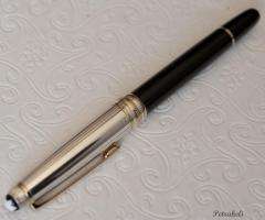 Montblanc Meisterstuck Solitaire Doue, Sterling Silver Fountain Pen 