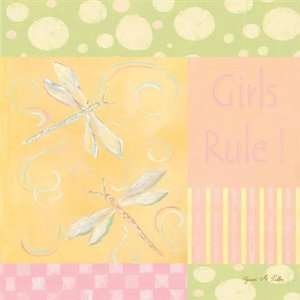  Art4Kids 60016 Dragonfly Girls Rule   Contemporary Mount 