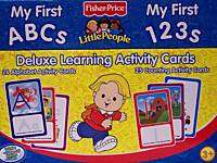 LITTLE PEOPLE My First ABCs & 123s Activity Cards NEW 9781412781787 