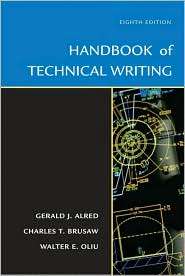 Handbook of Technical Writing, (0312436130), Gerald J. Alred 