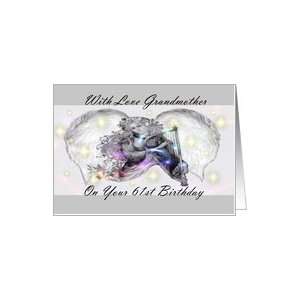  61st Birthday / With Love Grandmother Card Health 