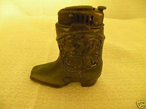 OCCUPIED JAPAN COWBOY BOOT TABLE LIGHTER 1946 1952  