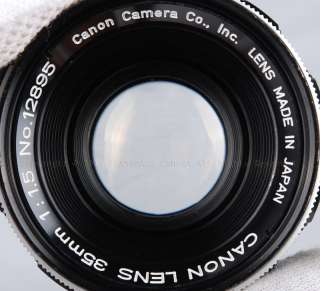 Canon 35mm f/1.5 lens for Leica Screw Mount 35 F1.5 fit Leica M39 LTM 