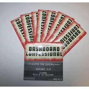 Dashboard Confessional Alter the Ending 10 pack Stickers