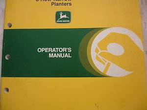 John Deere JD Operators Manual 1760 8R 12R Row Planter  