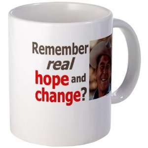 Reagan Remember Hope Conservative Mug by   