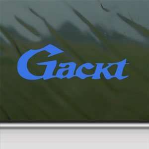  Gackt Blue Decal Jrock Japanese Car Truck Window Blue 