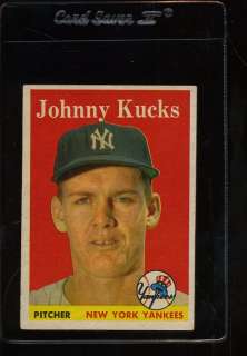 1958 TOPPS #87 JOHNNY KUCKS EX *15756  