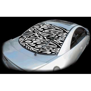  Glasscapes Black & White Tribal Art Decal Automotive