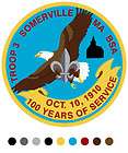 Troop 3 Somerville MA 100 year anniversary patch