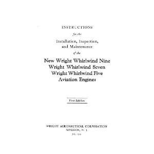   Engine Instruction Manual Wright R 760 / J 6 Whirlwind 7 Books