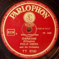 PHILIP GREEN Parlophone TT 9740 Caravan JAZZ 78 RPM  