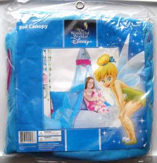 Disney Princess Tinkerbell Fairies Twin Bed Canopy New  