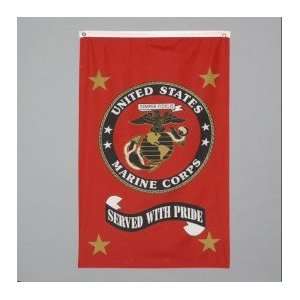  28x40 Marine Novelty Banner   Banner Comes with Sewn Top 
