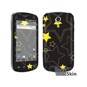  Smart Touch Graphic Yellow Shimmering Star Design Vinyl 