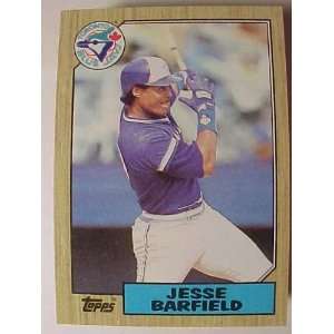  1987 Topps #655 Jesse Barfield