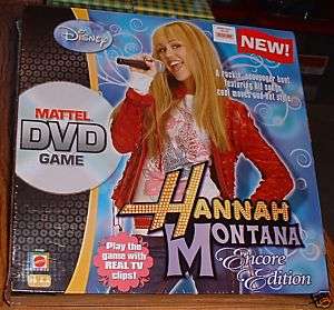 NEW DISNEY HANNAH MONTANA DVD GAME   ENCORE EDITION  
