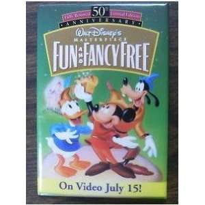  Disney Fun and Fancy Free Promo Movie Pin 50th Anniversary 
